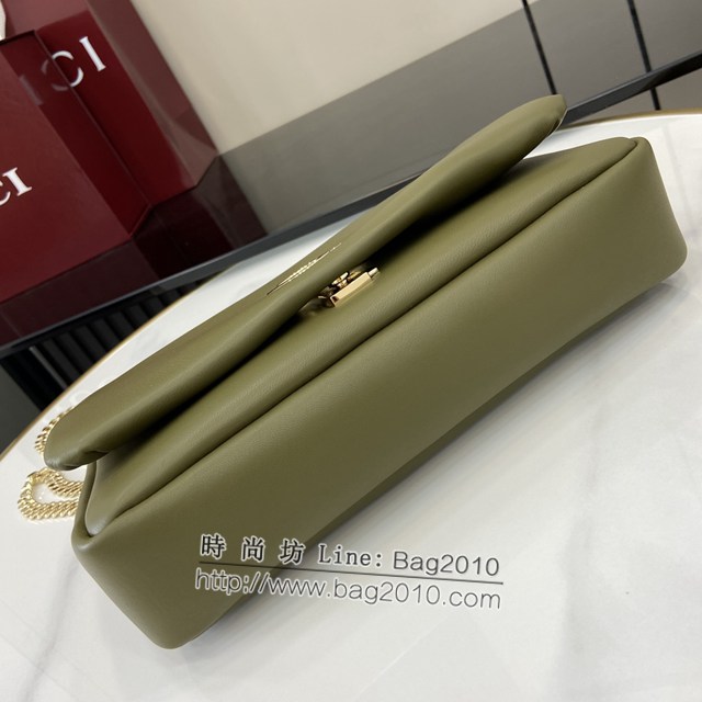 Gucci專櫃古馳最新款Milano系列小號手提包鏈條女包 jh2375型號：806016